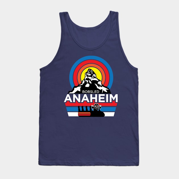 Bobsled Anaheim Tank Top by DeepDiveThreads